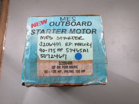 *NEW* 0820 MES Starter S2064M Relaces: Mercury 90-175HP 57465A1 5072467