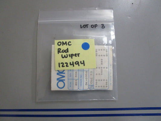 *NEW OEM* (LOT OF 3) 0810 OMC Johnson Evinrude Rod Wiper 122494 0122494