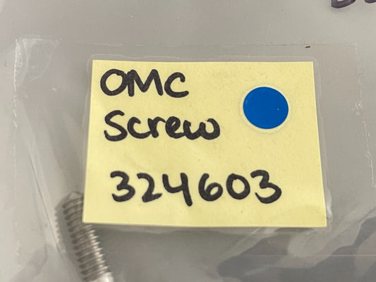 *NEW OEM* (LOT OF 2) 0810 OMC Johnson Evinrude Screw 324603 0324603