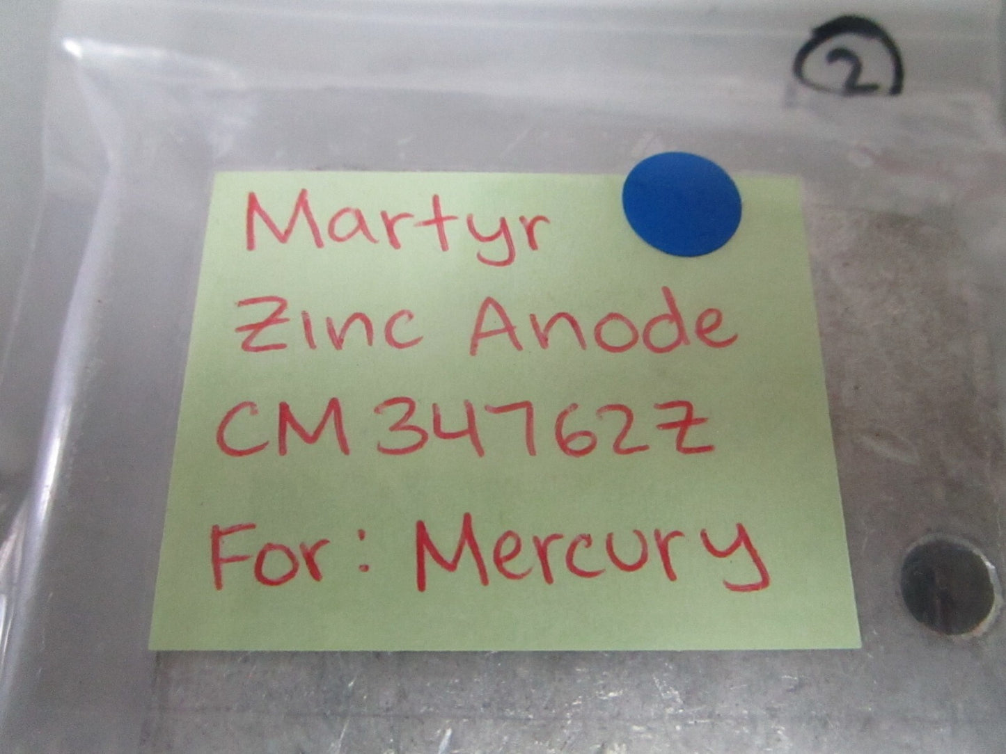 *NEW* 0810 Martyr Zinc Anode CM34762Z For: Mercury