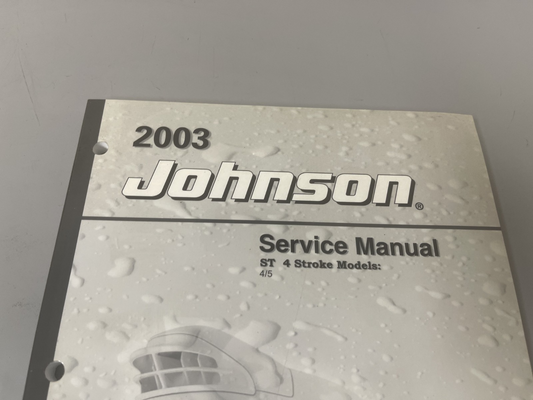 *NEW OEM* 0670 Johnson Evinrude Four Stroke 4-5 HP Service Manual 5005472