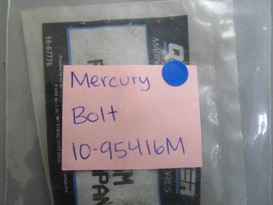 *NEW OEM* 0810 Mercury Quicksilver Bolt 10-95416M