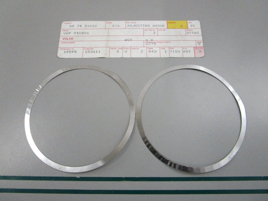 NEW OEM (LOT OF 2) 941826 Volvo Penta Shim 0810