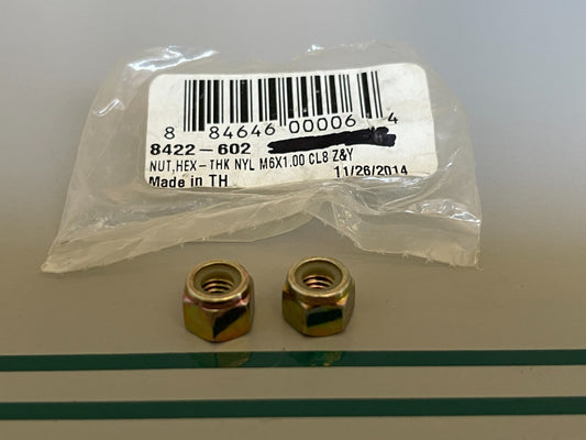 NEW OEM (LOT OF 2) 8422-602 Arctic Cat Hex Nut 0810