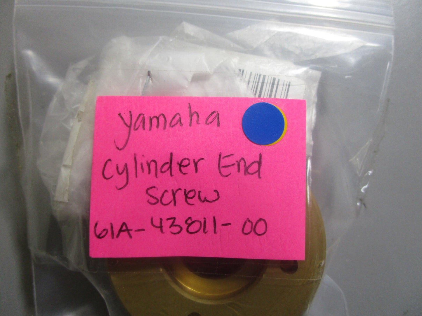 *NEW OEM* 0810 Yamaha Cylinder End Screw 61A-43811-00