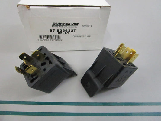 NEW OEM (LOT OF 2) 87-803632T Mercury Quicksilver Relay 0810