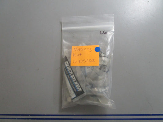 *NEW OEM* (LOT OF 6) 0810 Mercury Quicksilver Nut 11-805402