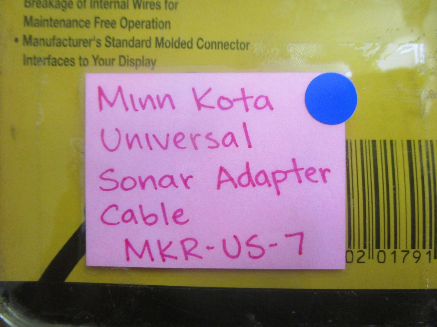 *NEW* 0810 Minn Kota Universal Sonar Adapter Cable MKR-US-7
