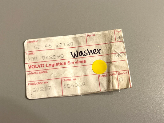 *NEW OEM* (LOT OF 2) 0750 Volvo Penta WASHER 942598