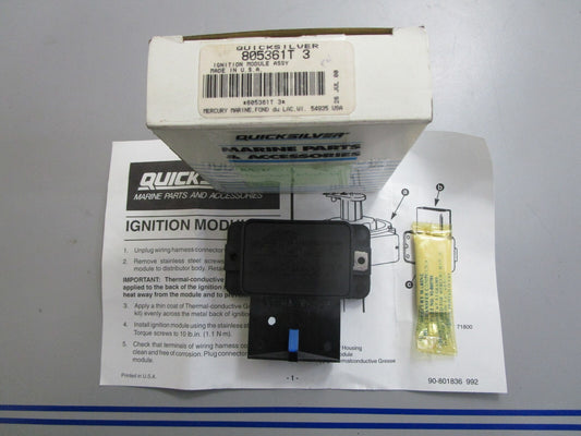 *NEW OEM* 0820 Mercury Quicksilver Ignition Module 805361T3