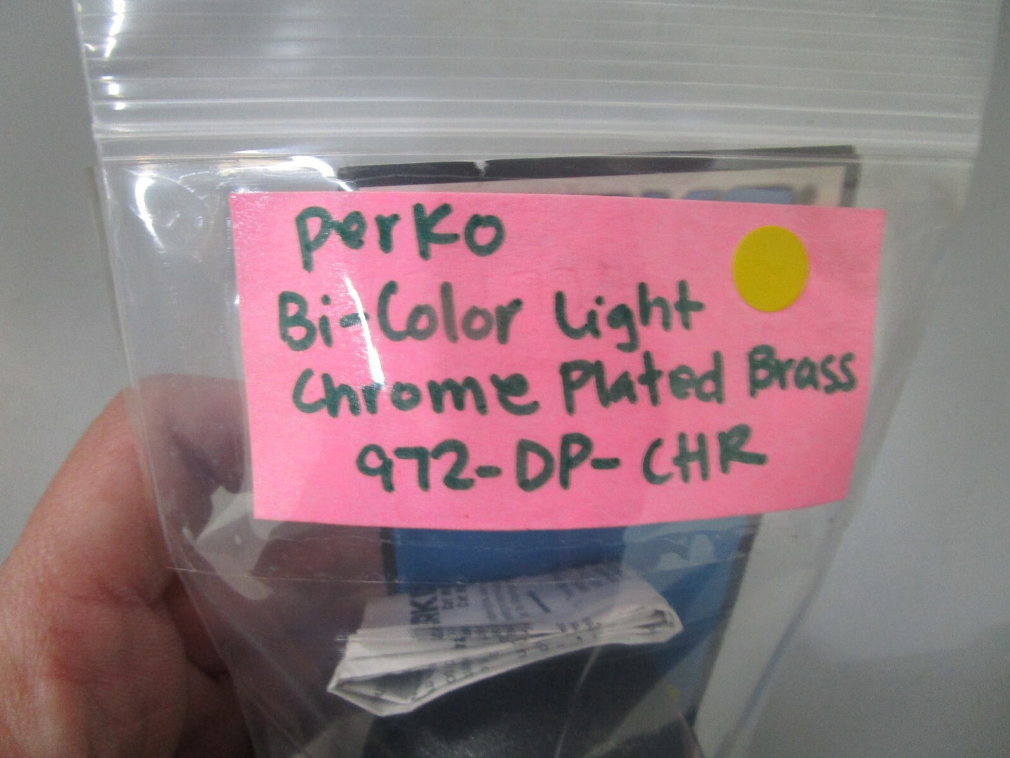 *NEW* 0810 Perko Bi-Color Light Chrome Plated Brass 972-DP-CHR
