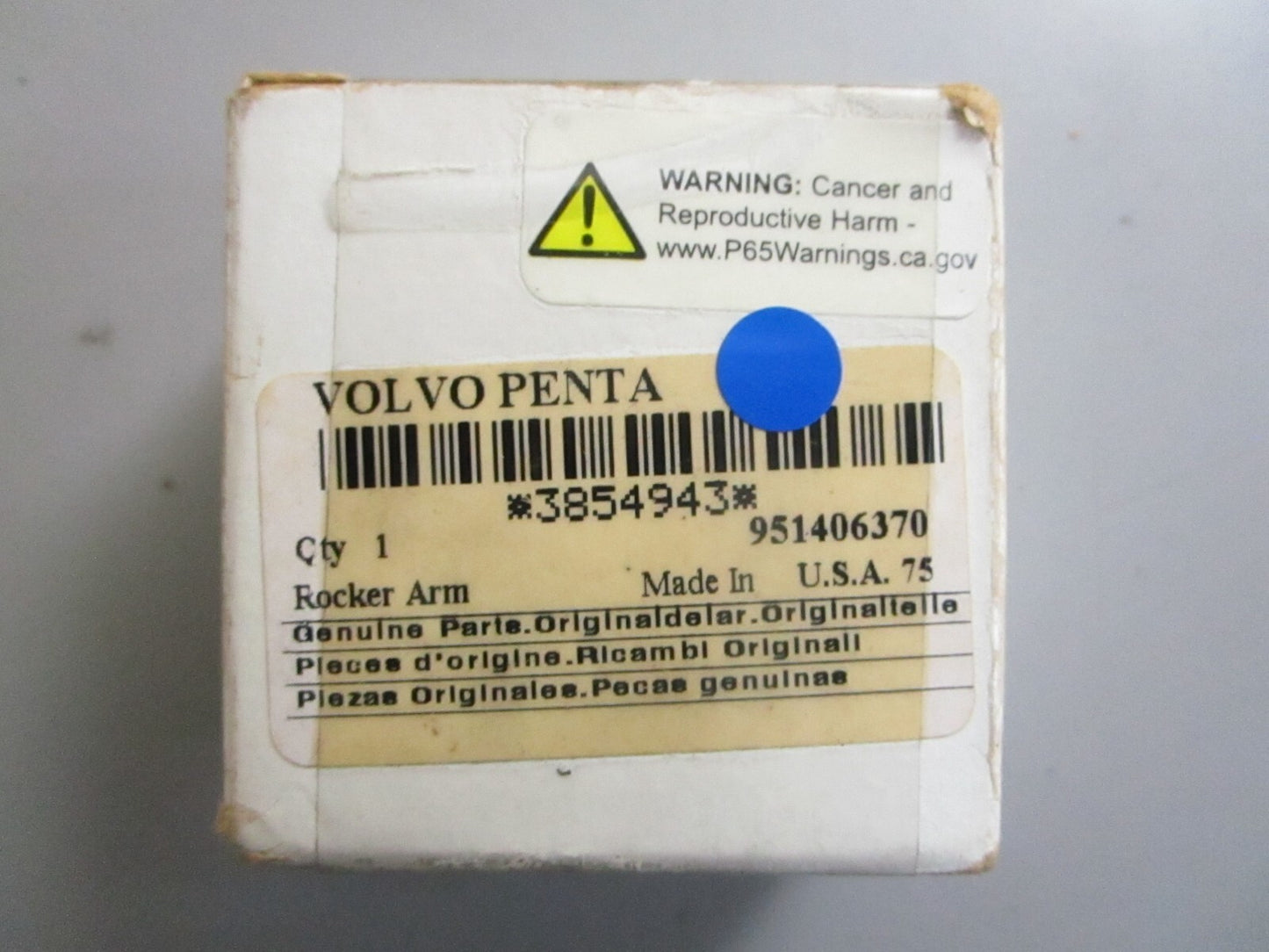 *NEW OEM* 0810 Volvo Penta Rocker Arm 3854943