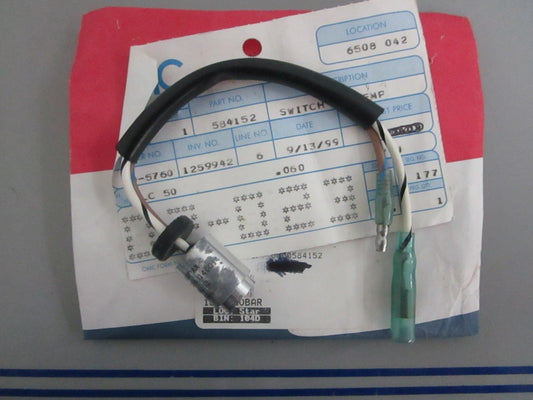 *NEW OEM* 0820 OMC Johnson Evinrude Temperature Switch 584152 0584152