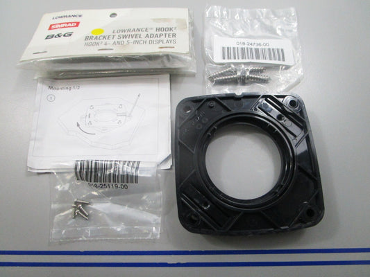 *NEW OEM* 0810 Lowrance Simrad Hook Bracket Swivel Adapter 001-14169-001