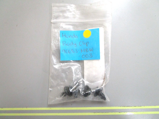*NEW OEM* (LOT OF 4) 0750 Honda BODY CLIP 90683-MBW-003