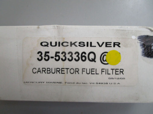 *NEW OEM* (LOT OF 2) 0770 Mercury Quicksilver Carburetor Fuel Filter 35-53336Q