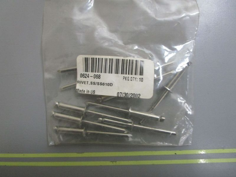 *NEW OEM* (LOT OF 10) 0770 Arctic Cat Tigershark Rivet 0624-068