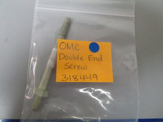 *NEW OEM* 0810 OMC Johnson Evinrude Double End Screw 318449 0318449