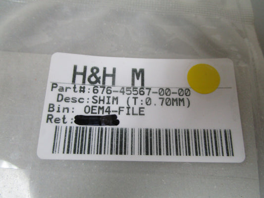 *NEW OEM* 0750 Yamaha SHIM T:0.70MM 676-45567-00-00