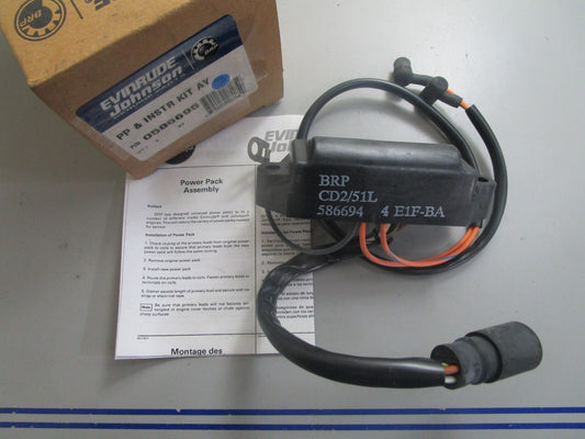 *NEW OEM* 0820 OMC Johnson Evinrude Power Pack & Instrument Kit Ay 586695