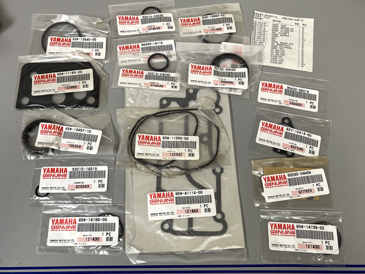 *NEW OEM* 0670 Yamaha Gasket Kit 65W-W0001-00-00 65W-W0001-00 (Incomplete Kit)
