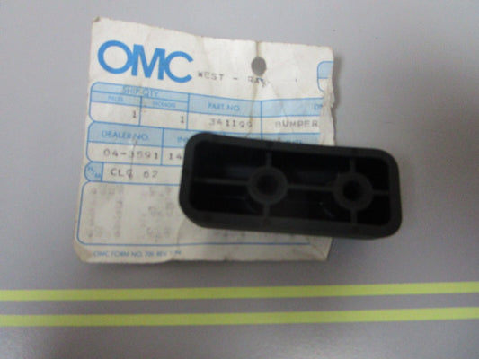 *NEW OEM* 0810 OMC Johnson Evinrude Bumper 341199 0341199