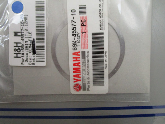 *NEW OEM* 0810 Yamaha Shim (T:0.12MM) 69K-45577-10-00