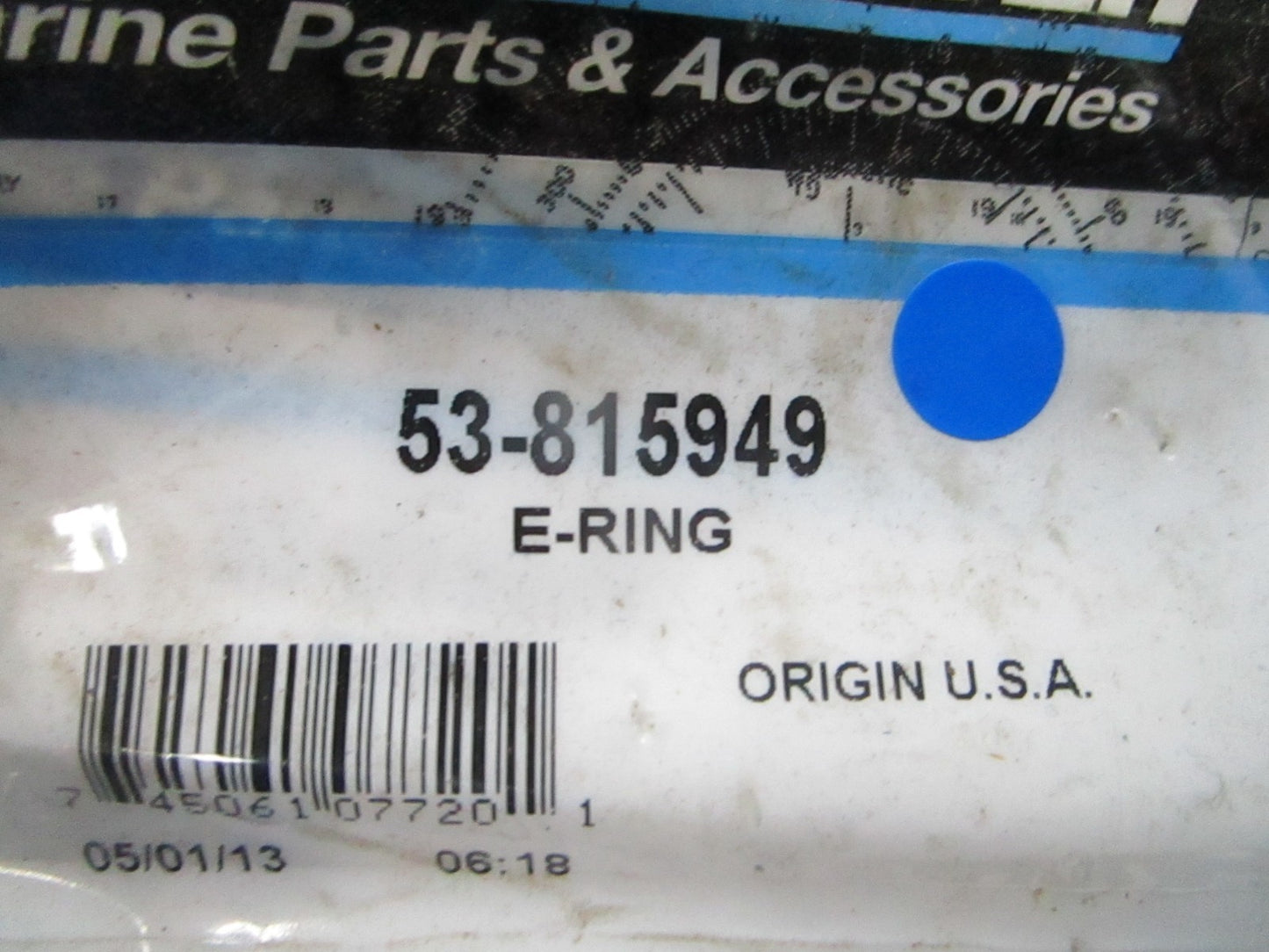 *NEW OEM* (LOT OF 2) 0810 Mercury Quicksilver E-Ring 53-815949