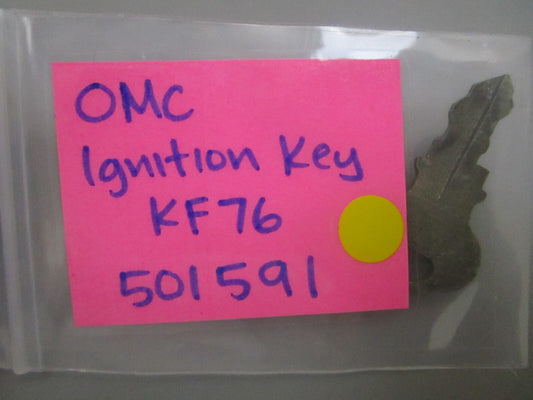 *NEW OEM* 0810 OMC Johnson Evinrude Ignition Key KF76 501591 0501591