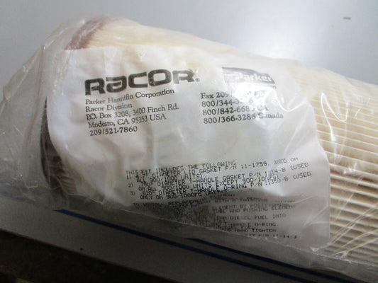 *NEW* 0810 Racor 2 Micron Brown Filter & Seal Kit 11-1413