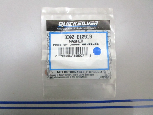 *NEW OEM* 0780 Mercury Quicksilver Washer 3302-810919