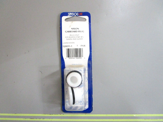 *NEW* 0750 Sea Dog NYLON GARBOARD PLUG SET 520051-1