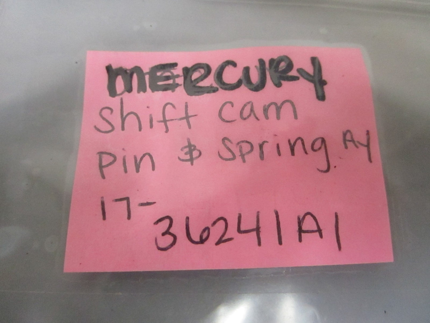 NEW OEM 17-36241A1 Mercury Quicksilver Shift Cam Pin & Spring Assembly 0720