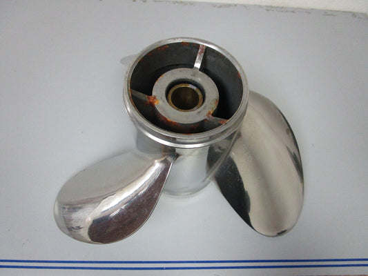 *NEW OEM* 0720 Yamaha 3 Blade Stainless Steel 14 ½ x 21 Propeller 66K-45976-B0