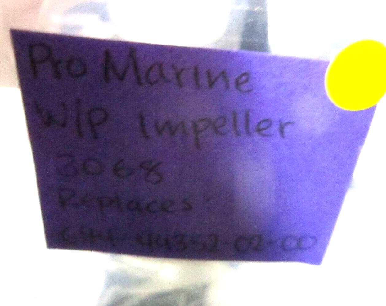 *NEW* 0810 Pro Marine Water Pump Impeller 3068 Replaces: 6H4-44352-02-00