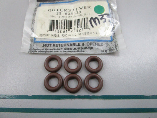 NEW OEM (LOT OF 6) 25-804529 Mercury Quicksilver O-Ring 0810