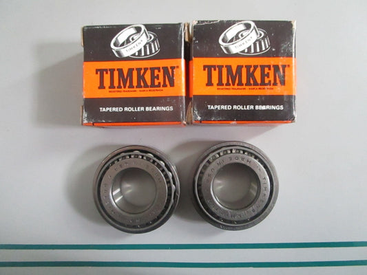 NEW OEM (LOT OF 2) LM12749 LM12711 Timken Set #16 Roller Bearing 0820