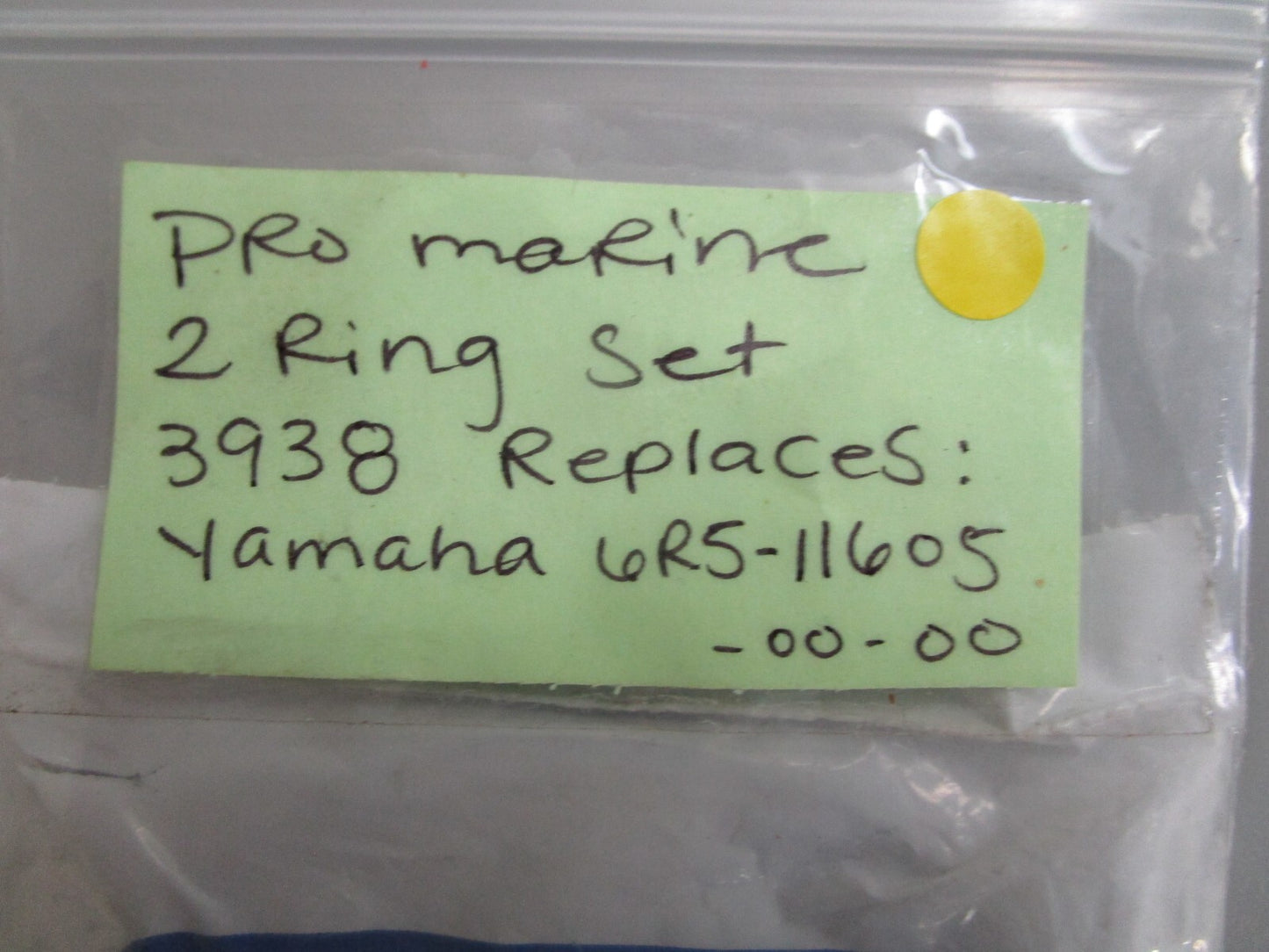 *NEW* 0810 Pro Marine 2 Ring Set 3938 Replaces: Yamaha 6R5-11605-00-00
