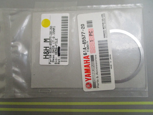*NEW OEM* 0810 Yamaha (T:0.15MM) Shim 61A-45577-20-00