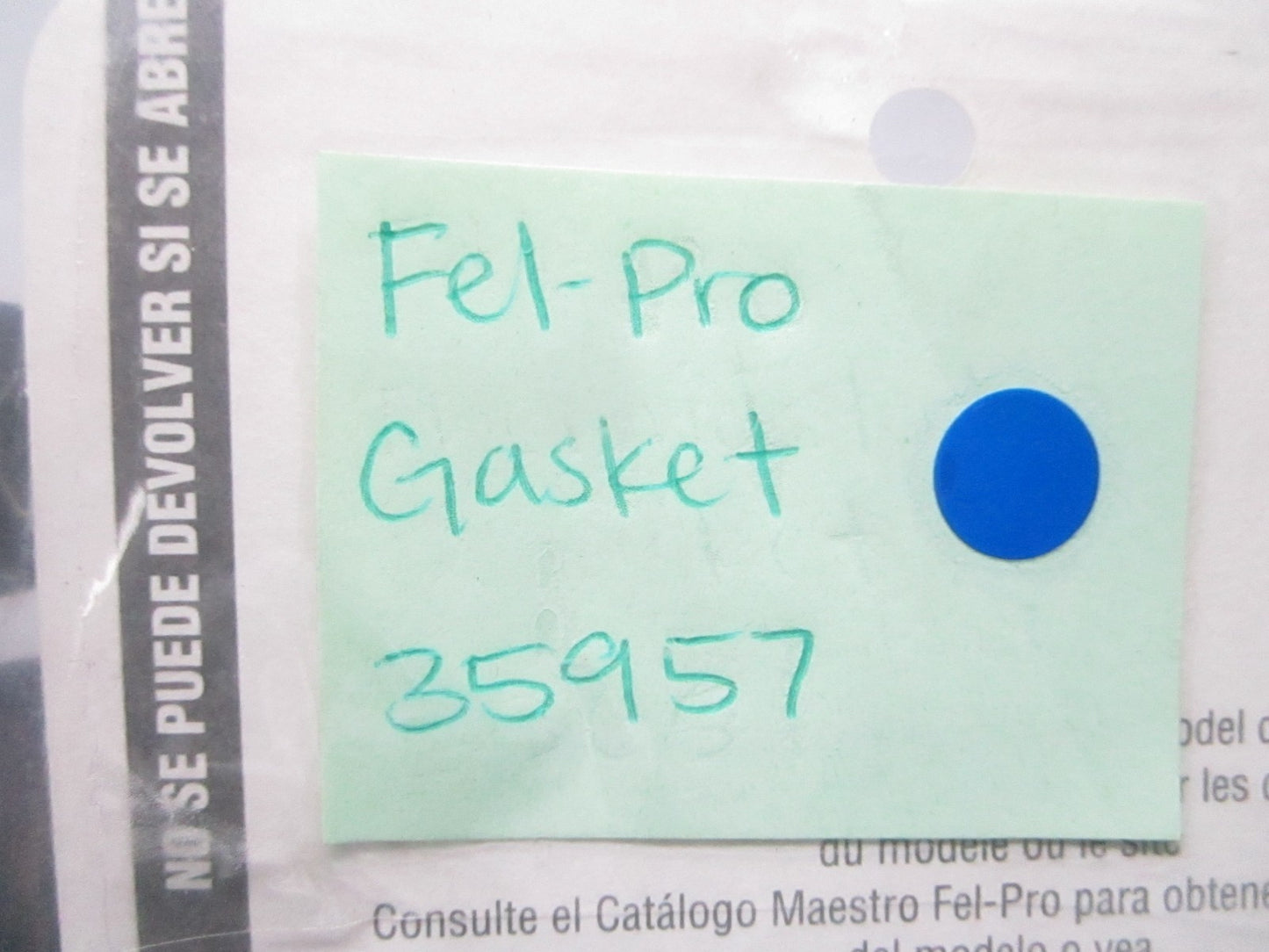 *NEW* 0810 Fel-Pro Gasket 35957 Replaces: 5W7Z-8C387AA