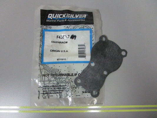 *NEW OEM* 0810 Mercury Quicksilver Diaphragm F438747