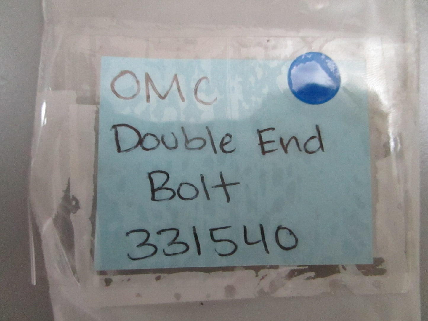 *NEW OEM* (LOT OF 2) 0780 OMC Johnson Evinrude Double End Bolt 331540 0331540