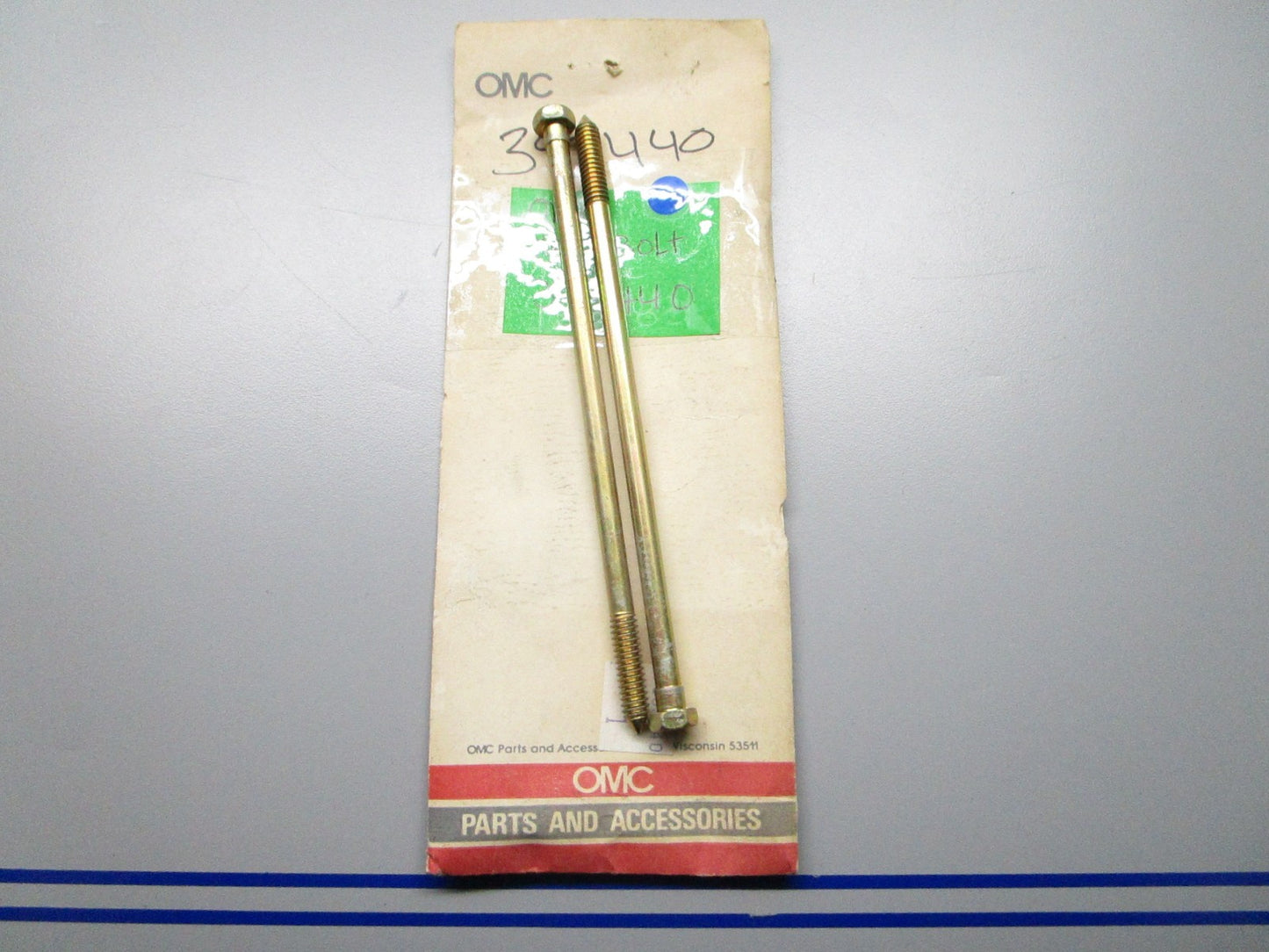 *NEW OEM* (LOT OF 2) 0720 OMC Johnson Evinrude Thru Bolt 393440 0393440