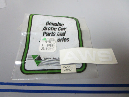 *NEW OEM* 0810 Arctic Cat AWS Decal 2611-291