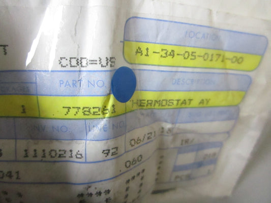 *NEW OEM* 0810 OMC Johnson Evinrude Thermostat Assembly 778261 0778261