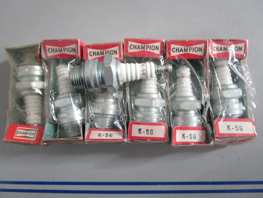 NEW OEM (LOT OF 7) K5G Champion Spark Plug 0820