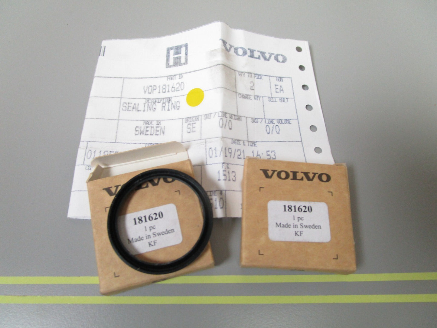 *NEW OEM* (LOT OF 2) 0750 Volvo Penta SEALING RING 181620