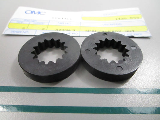 NEW OEM (LOT OF 2) 323943 0323943 OMC Johnson Evinrude Prop Nut Spacer 0810
