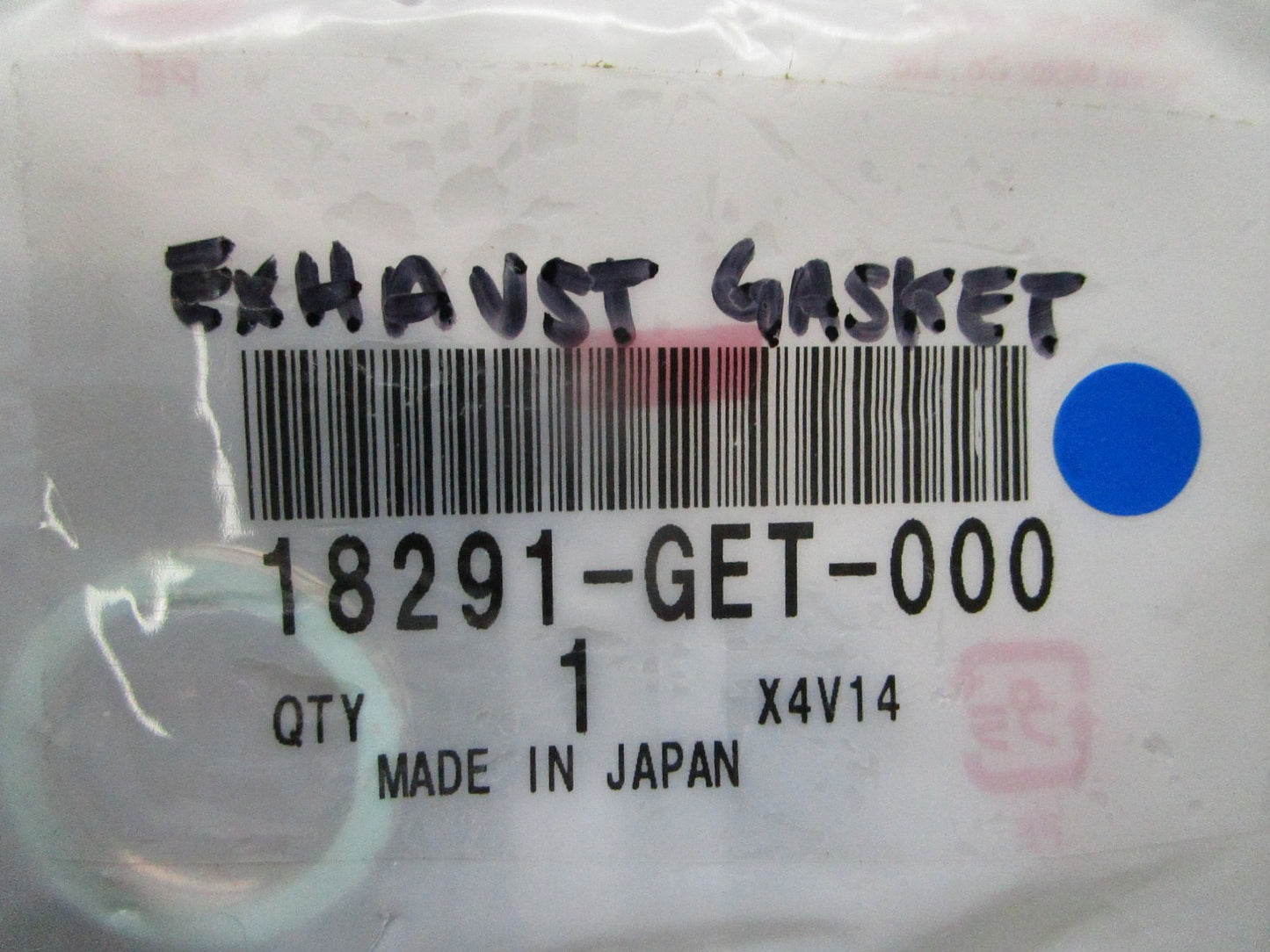 *NEW OEM* 0810 Honda Exhaust Gasket 18291-GET-000