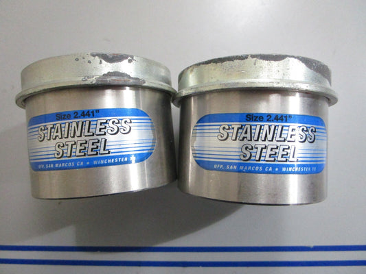 *NEW* 0820 Bearing Buddy Stainless Steel Wheel Bearing Protector Set 2441